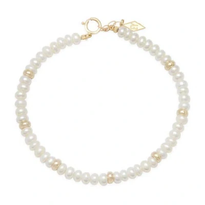 Elliot Young 14k Gold Gemstone Healing Bracelet