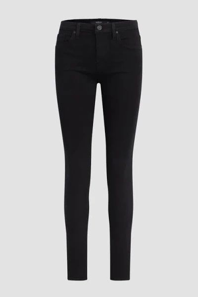 Hudson Jeans Nico Mid-rise Super Skinny In Black