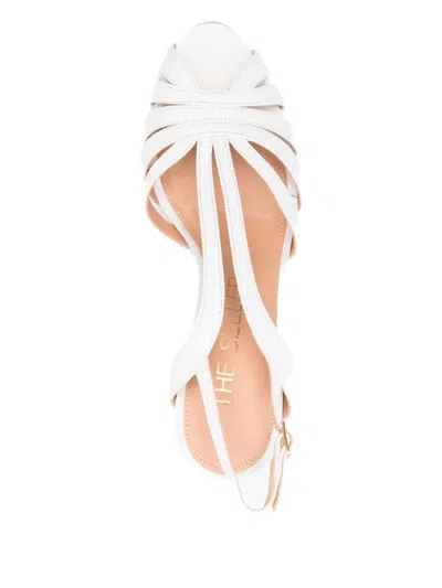 Chantal 130mm Leather Platform Sandals In Multi