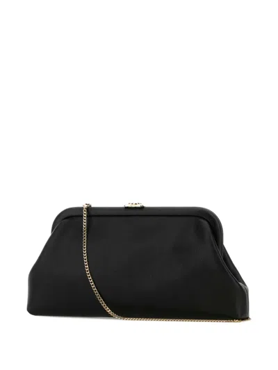 Jimmy Choo Black Skylar Clutch In Black