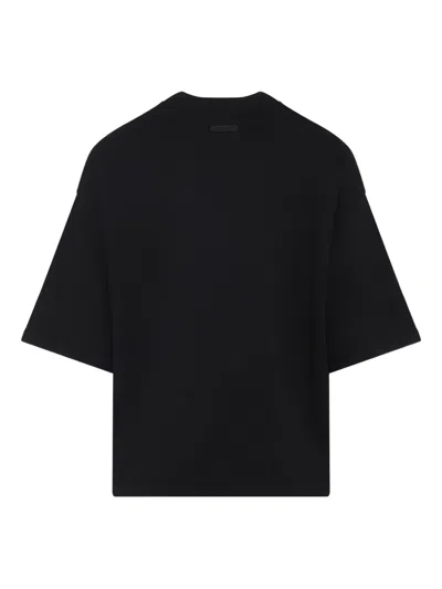 Fear Of God Drop-shoulder T-shirt In Blue