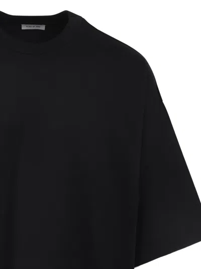 Fear Of God Drop-shoulder T-shirt In Blue