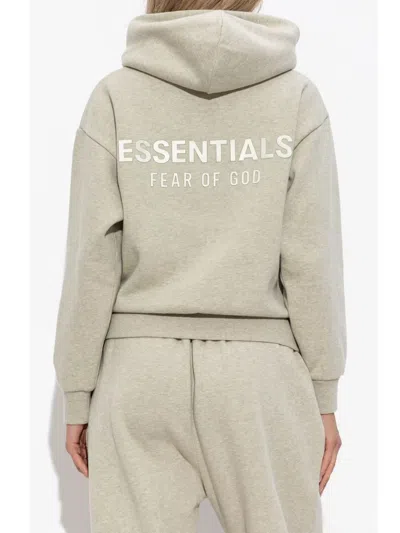 Essentials Logo-embroidered Drawstring Hoodie