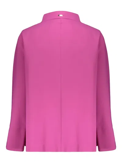Herno Mandarin-collar Jacket In Pink