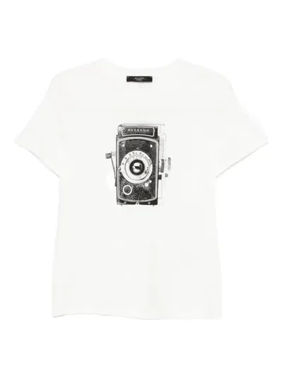 Weekend Max Mara Graphic-print T-shirt In White