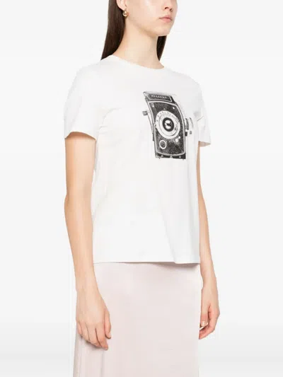 Weekend Max Mara Graphic-print T-shirt In White