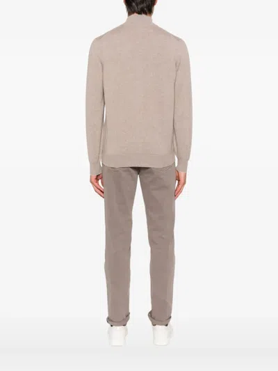 Brunello Cucinelli Zipper Cardigan High Collar
