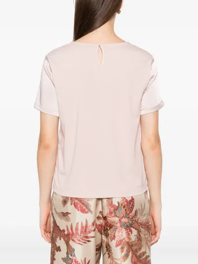 Weekend Max Mara Gilbert Keyhole Cut-out Crewneck T-shirt