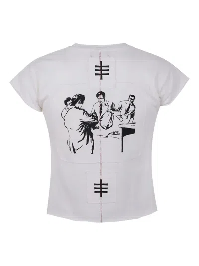 Enfants Riches Deprimes Nun-print T-shirt In Gray