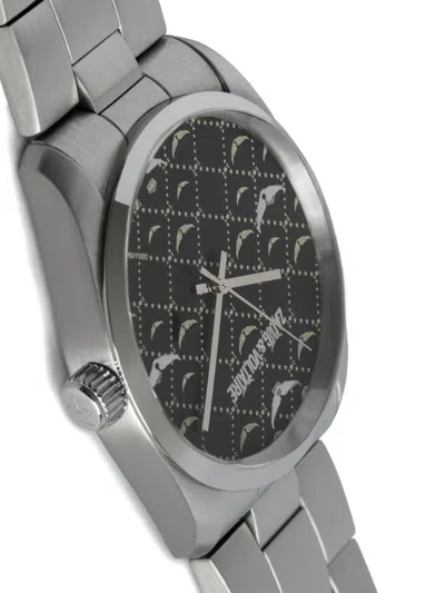Zadig & Voltaire Monogram 36mm In Gray