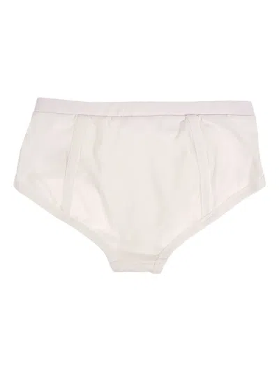 Natasha Zinko Logo-patch Briefs In White