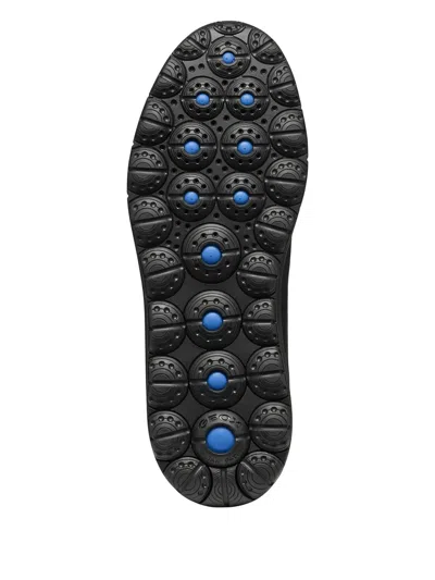 Geox Spherica Leisure Perforated Leather Lace-up Trainers