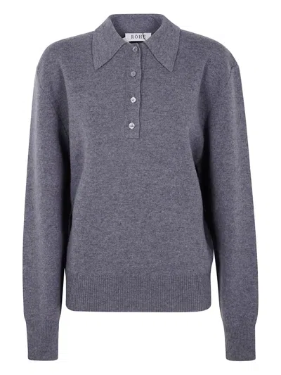 Rohe Compact Knitted Polo Clothing