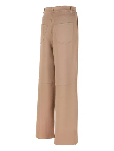 S Max Mara Patch-pocket Trousers In Neutral