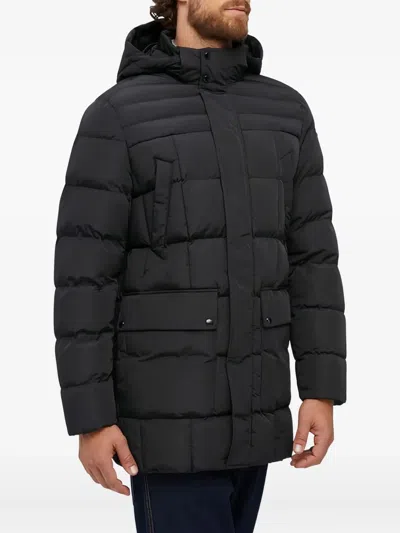 Geox Hilstone Quilted Hooded Jacket In Blue