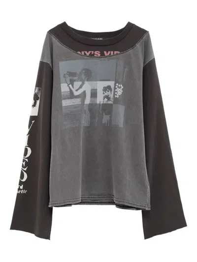 Enfants Riches Deprimes Benny's Video Assemblage T-shirt In Gray
