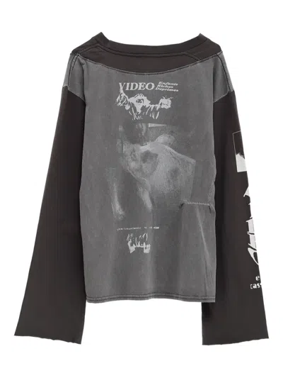 Enfants Riches Deprimes Benny's Video Assemblage T-shirt In Gray