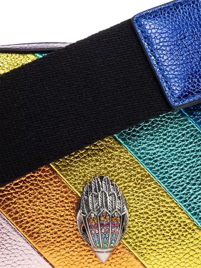 Kurt Geiger Kensington Small Rainbow-stripe Crossbody Bag
