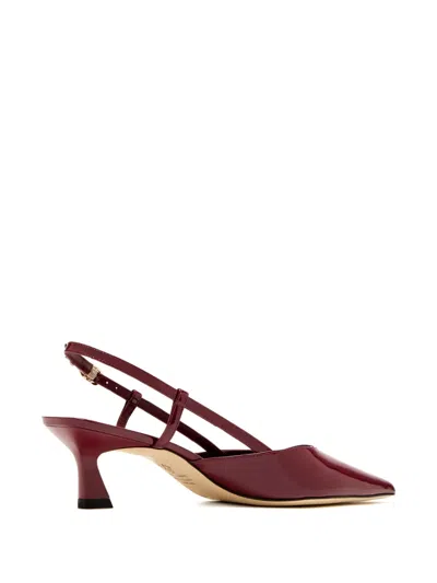 Stuart Weitzman Patent Leather Vinnie Slingback Pumps 50