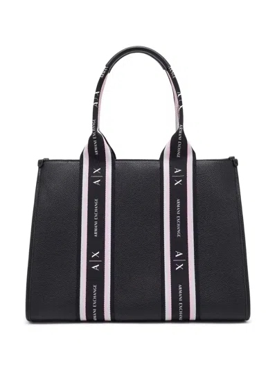 Armani Exchange Logo-strap Tote Bag