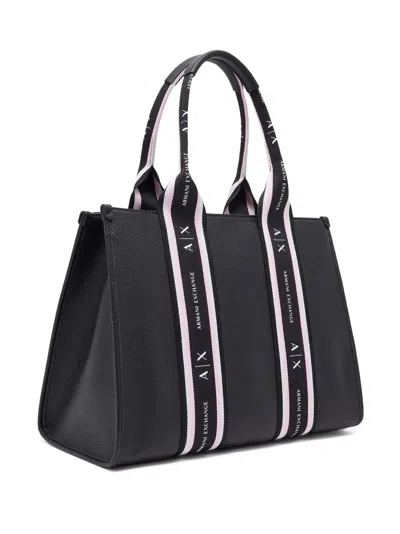 Armani Exchange Logo-strap Tote Bag