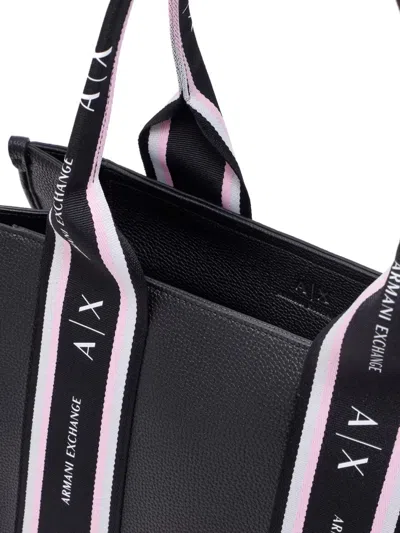 Armani Exchange Logo-strap Tote Bag