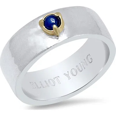 Elliot Young "liquid Metal" Wide Band Claw Ring