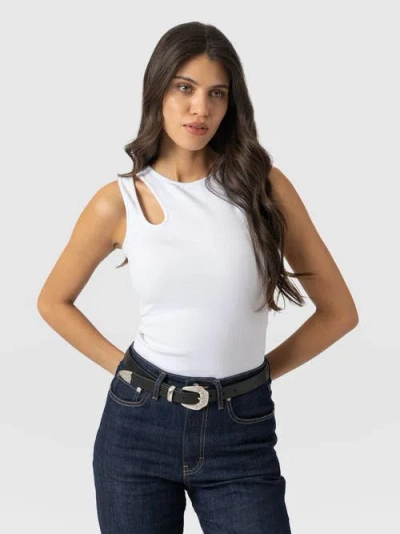Saint + Sofia Axel Cut Out Vest