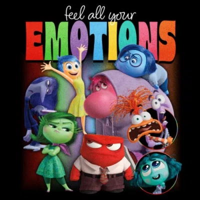 Inside Out 2 Feel All Your Emotions  Graphic T-shirt
