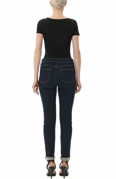 Kimi & Kai Square Neck Basic Bodysuit In Black
