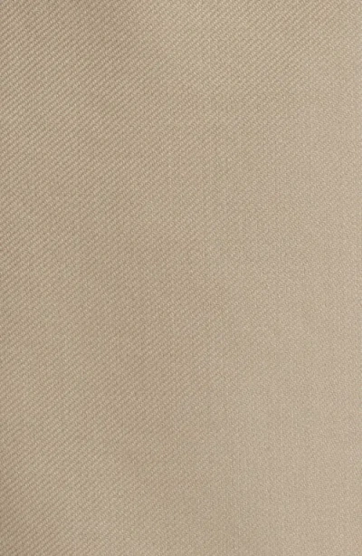 Hugo Boss Boss Jiamia Double Breasted Virgin Wool Blazer In Neutral