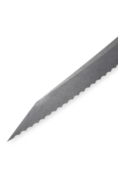 Messermeister Carbon Scalloped Slicer 9inches In Gray
