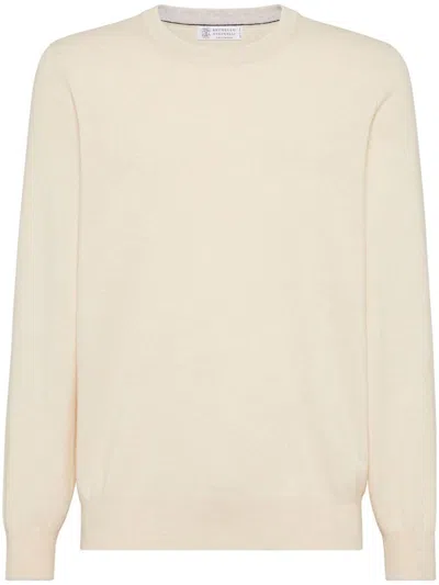 Brunello Cucinelli Men's Lightweight Cotton Sweater