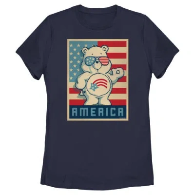 Care Bears Retro America Cares Bear  Graphic T-shirt