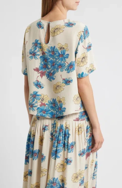 The Great . The Mandolin Floral Top In Multi