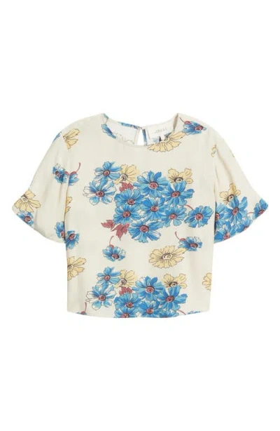 The Great . The Mandolin Floral Top In Multi