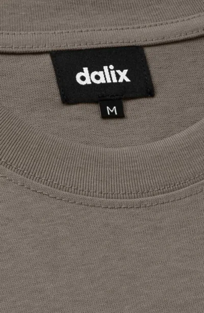 Dalix Mens Lil Matcha Heavy Weight Cotton Tee