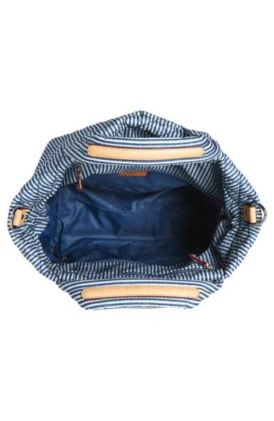 Mz Wallace Small Metro Deluxe Quilted Seersucker Tote