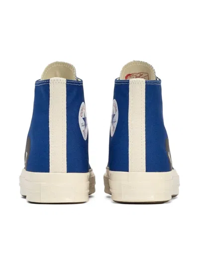 Comme Des Garçons Play X Converse Chuck 70 Heart-logo Hi-top Sneakers In Blue