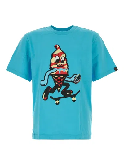 Icecream Ice-cream Skateboarding T-shirt In Blue