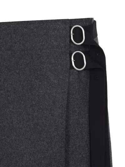 Jil Sander+ Wrap-tie Wool Midi Skirt
