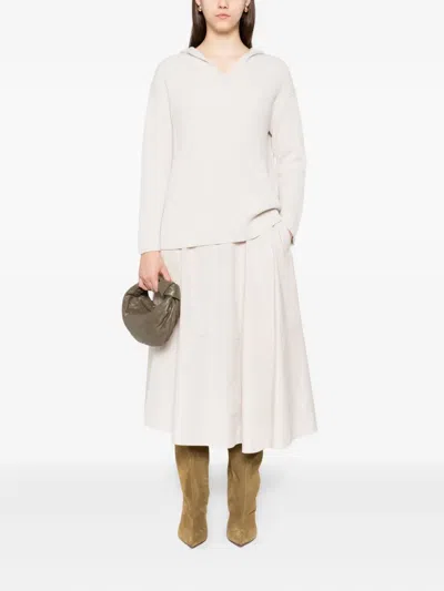 's Max Mara Ribbed Hooded Jumper