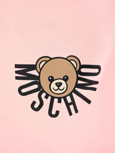 Moschino Teddy Bear-logo Beanie In Pink