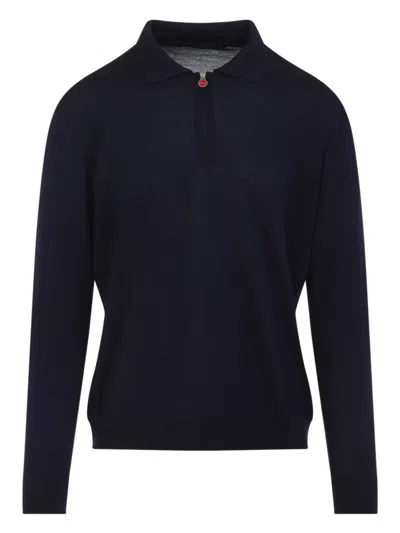 Kiton Navy Blue Polo Shirt