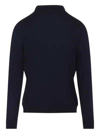 Kiton Navy Blue Polo Shirt