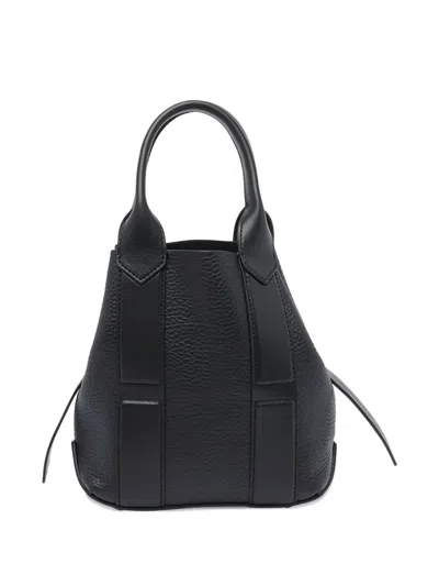Hogan Script Leather Tote Bag