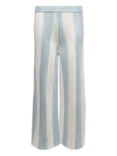 Calle Del Mar Cabana Stripes Knit Trousers