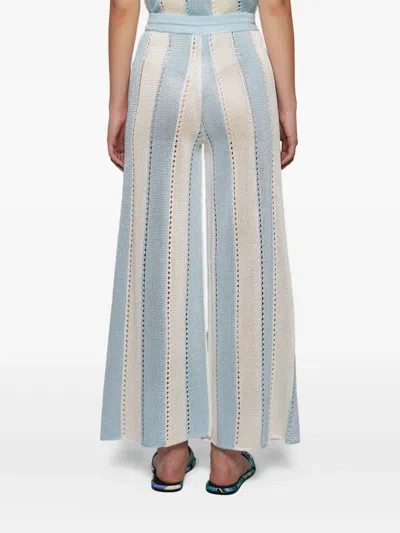Calle Del Mar Cabana Stripes Knit Trousers