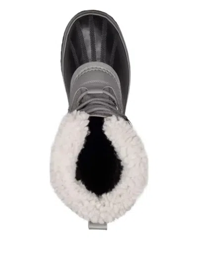 Sorel 1964 Pac Lace-up Shearling Boots In Gray