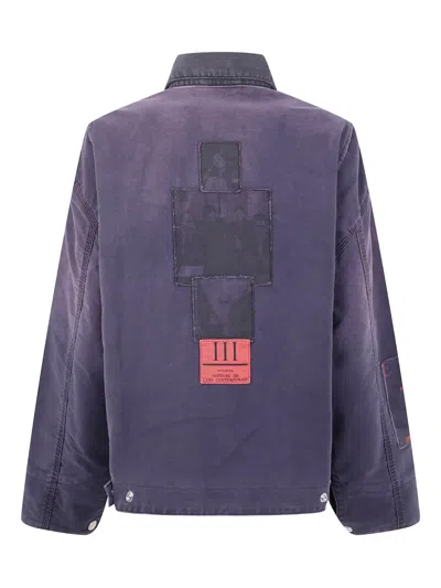 Enfants Riches Deprimes Chapitre Xxi Patchwork Jacket In Purple